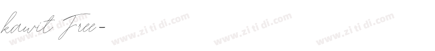 kawit Free字体转换